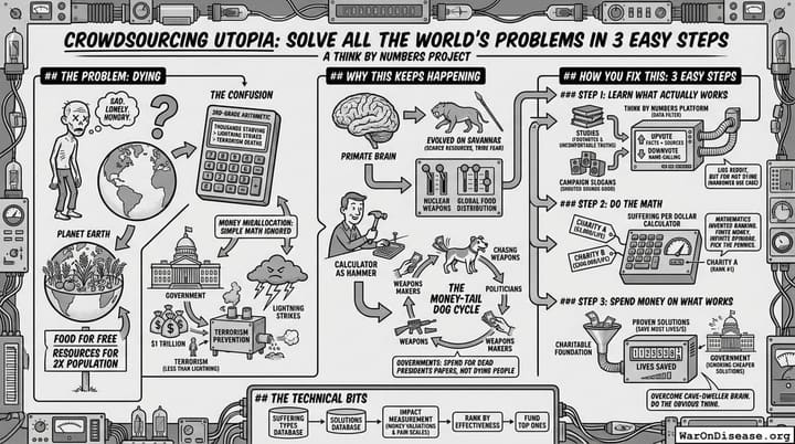 Crowdsourcing Utopia: Solve All the World's Problems in 3 Easy Steps