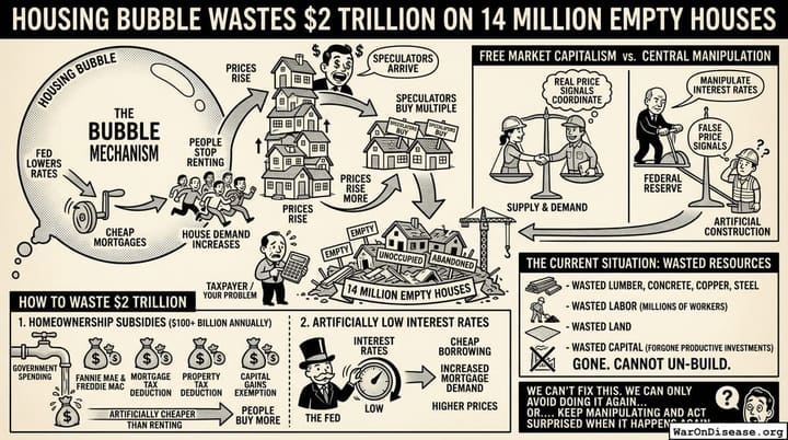 Housing Bubble Wastes $2 Trillion on 14 Million Empty Houses