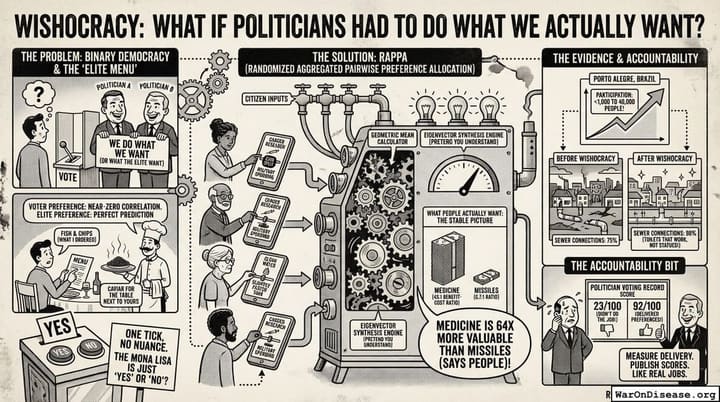 Wishocracy: What If Politicians Had to Do What We Actually Want?