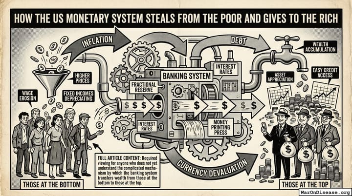How the US Monetary System Steals from the Poor and Gives to the Rich