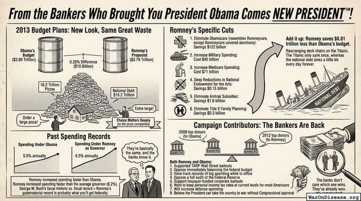 From the Bankers Who Brought You President Obama Comes NEW PRESIDENT™!