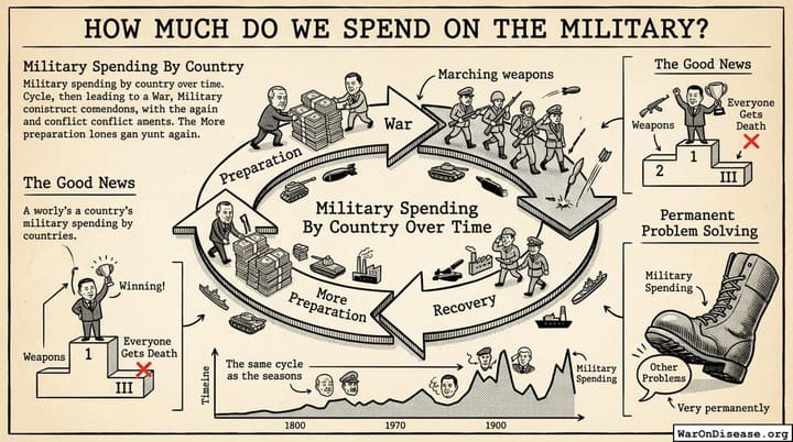 How much do we spend on the military?