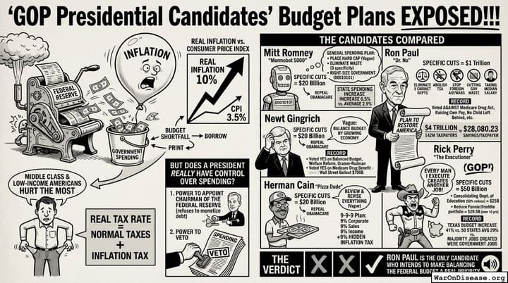 GOP Presidential Candidates' Budget Plans EXPOSED!!!