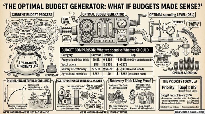 The Optimal Budget Generator: What If Budgets Made Sense?