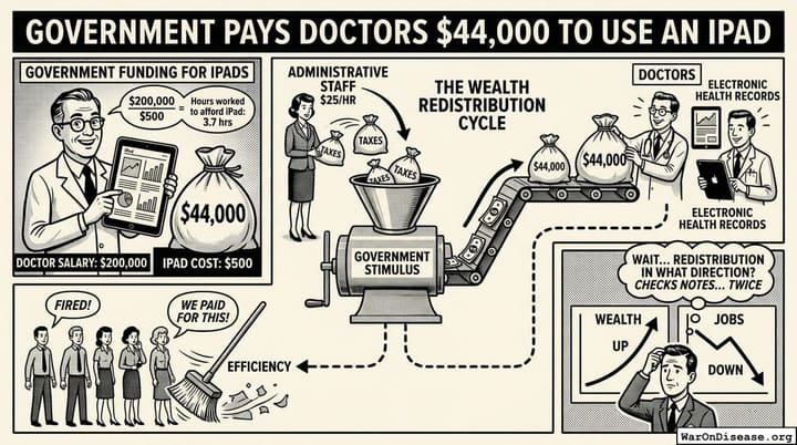 Government Pays Doctors $44,000 to Use an iPad