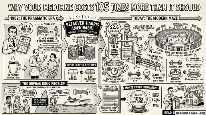 Why Your Medicine Costs 105 Times More Than It Should