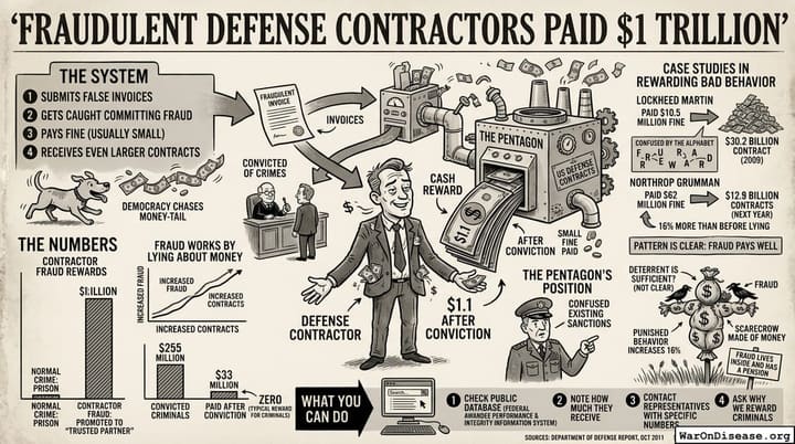 Fraudulent Defense Contractors Paid $1 Trillion