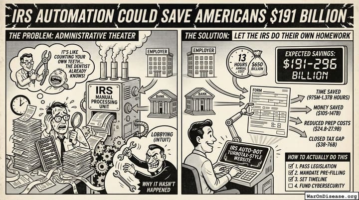 IRS Automation Could Save Americans $191 Billion