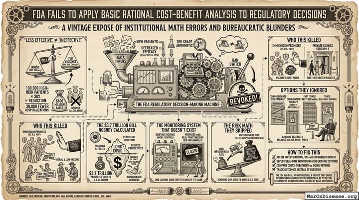 FDA Fails to Apply Basic Rational Cost-Benefit Analysis to Regulatory Decisions