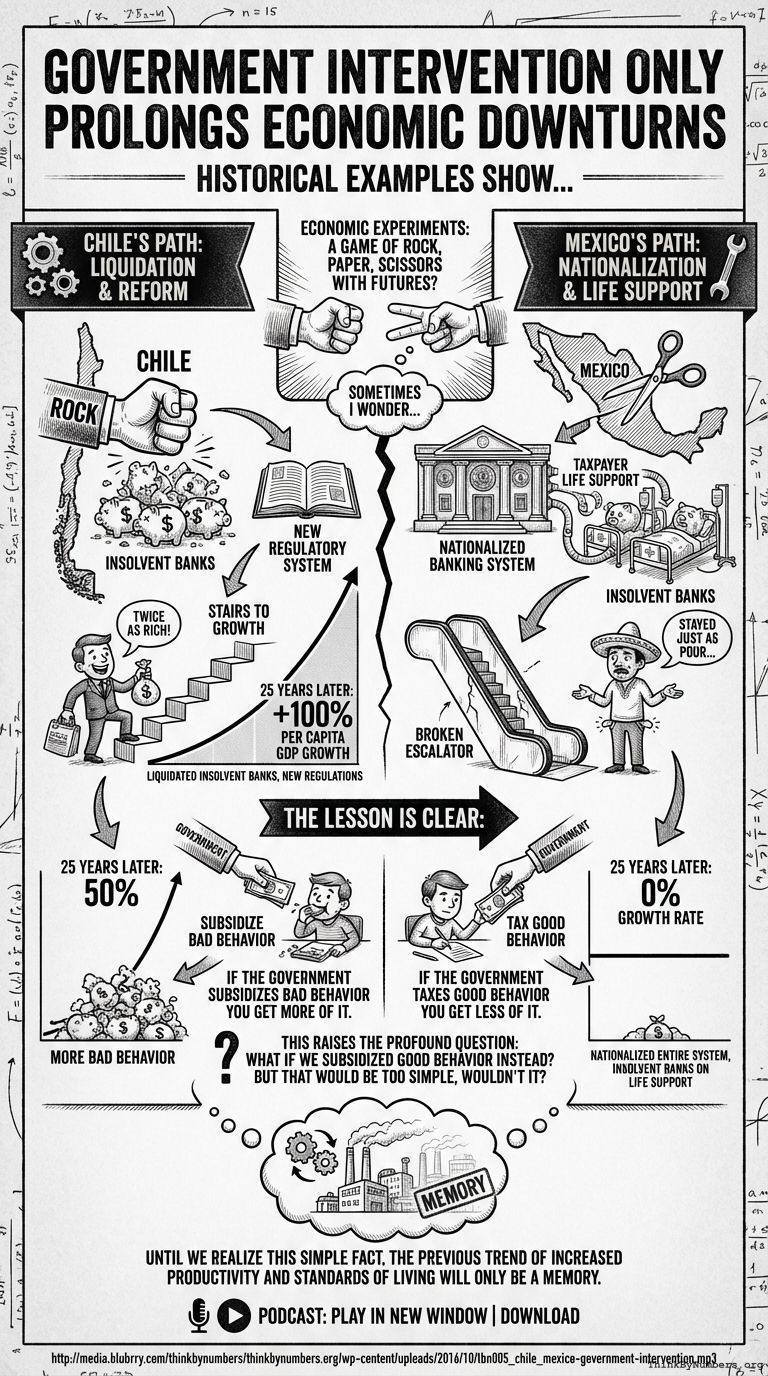 Infographic for Historical Examples Show Government Intervention Only Prolongs Economic Downturns