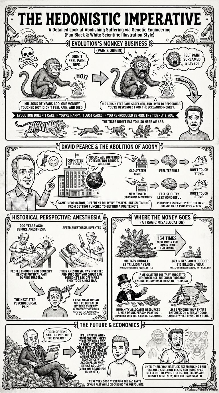 Infographic for The Hedonistic Imperative