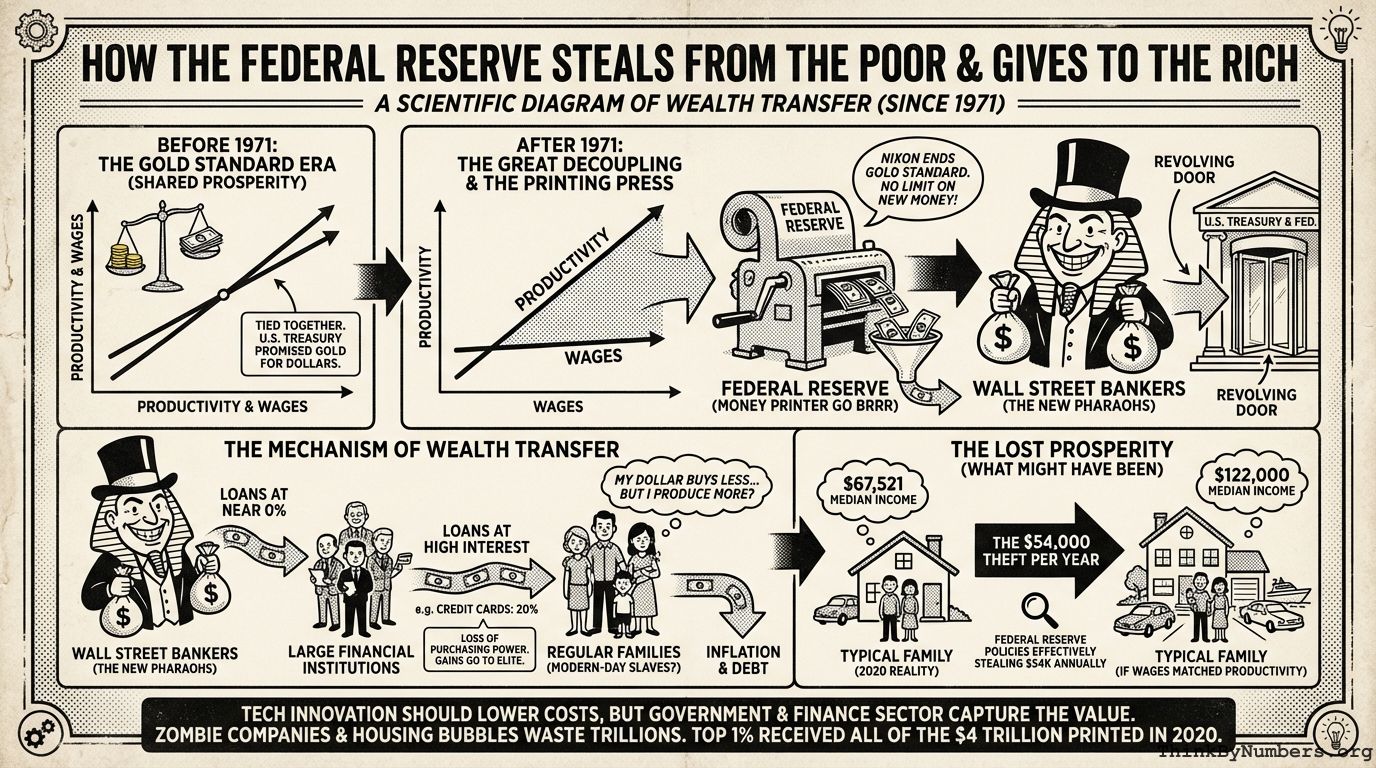 How The Federal Reserve Steals from the Poor and Gives to the Rich