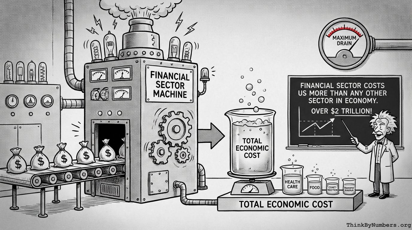 Financial Sector Costs Us More than Any Other Sector In Economy
