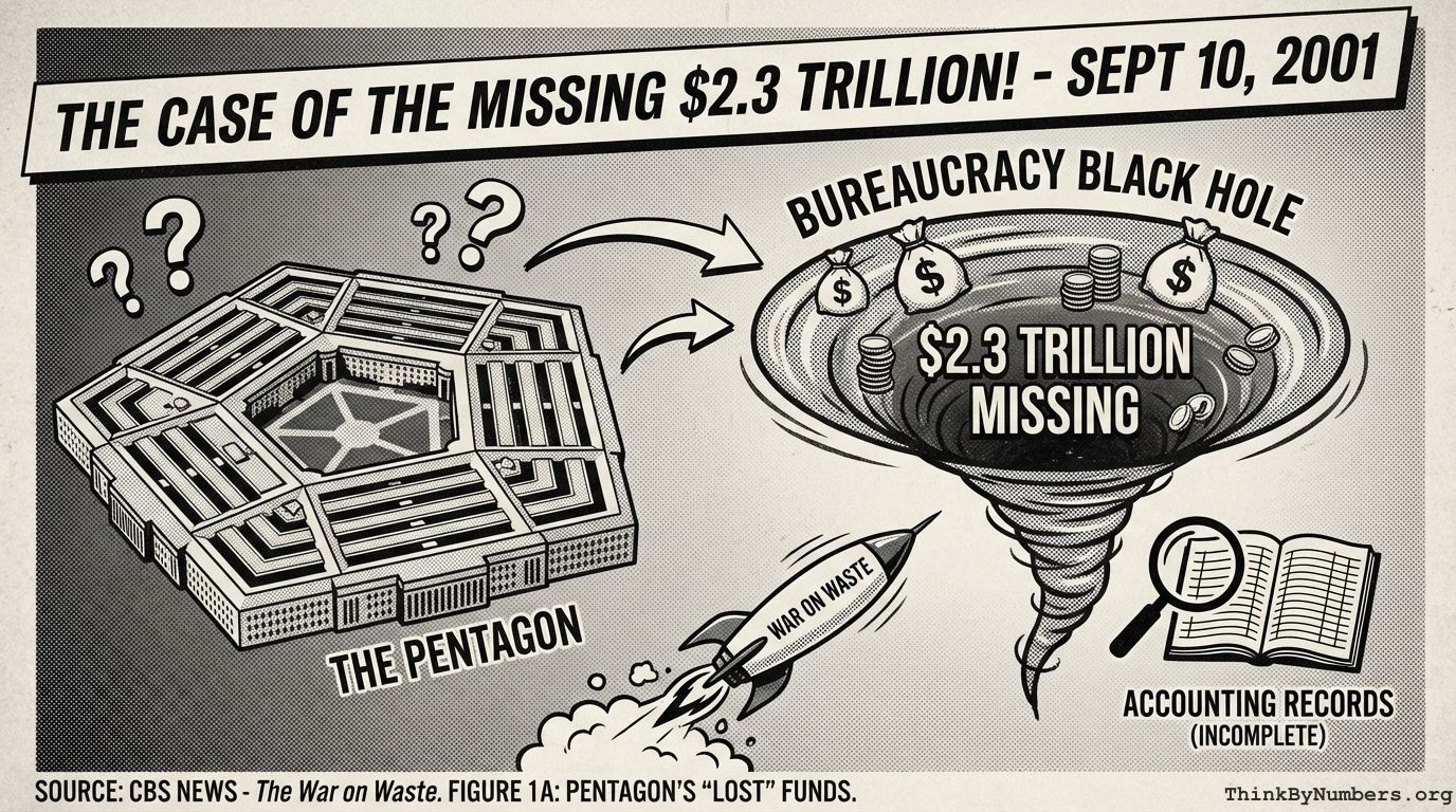 $2.3 Trillion Missing from Pentagon