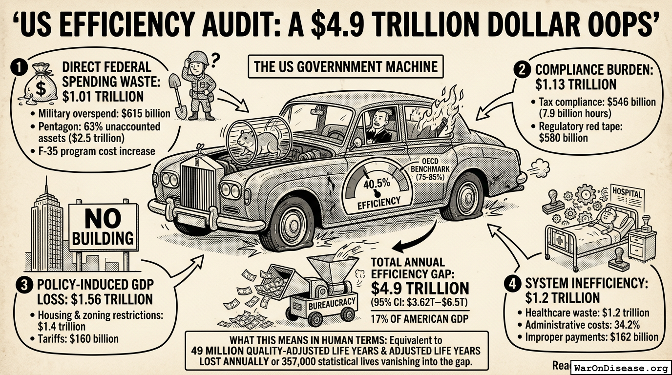 US Efficiency Audit: A $4.9 Trillion Dollar Oops