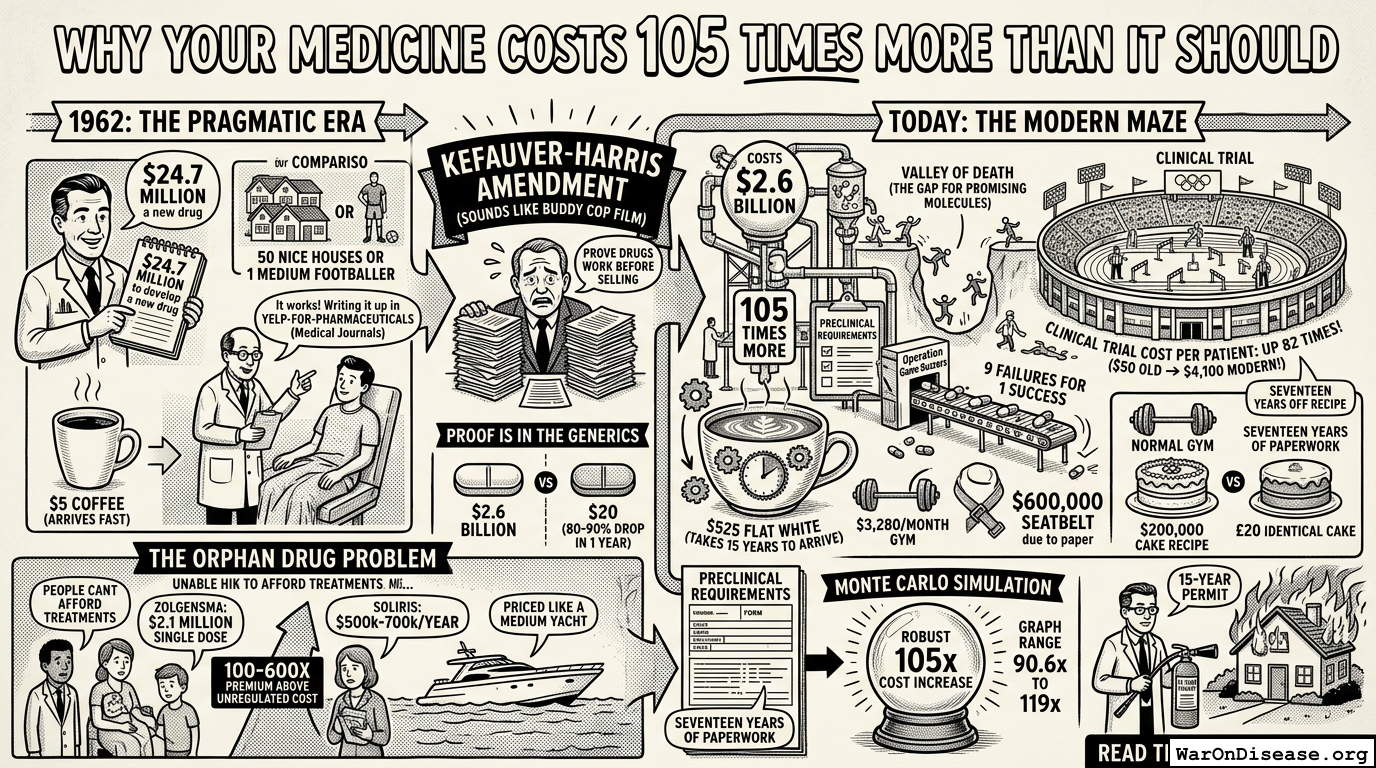 Why Your Medicine Costs 105 Times More Than It Should