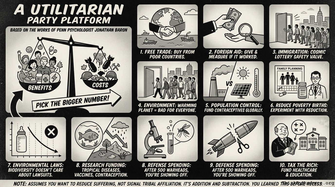 A Utilitarian Party Platform