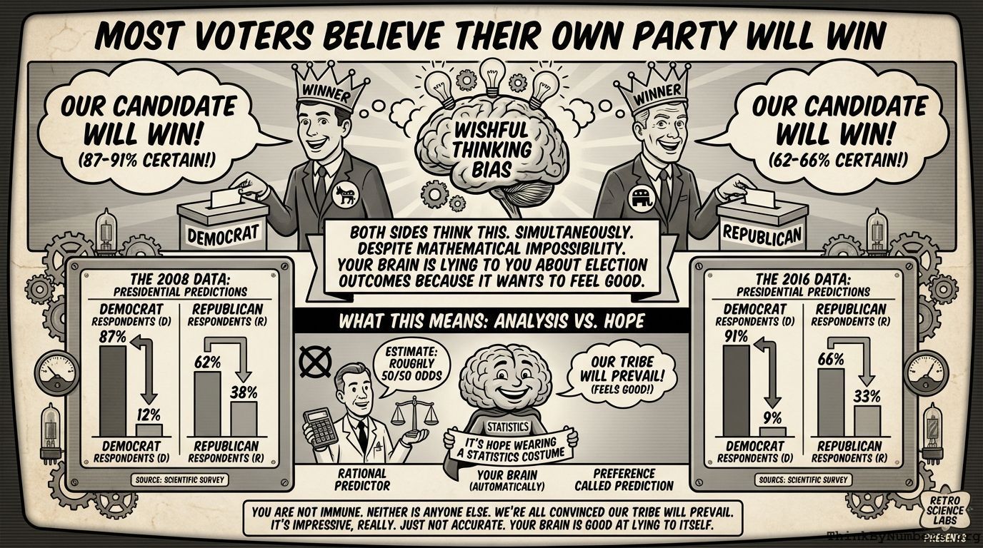 Most Voters Believe Their Own Party Will Win