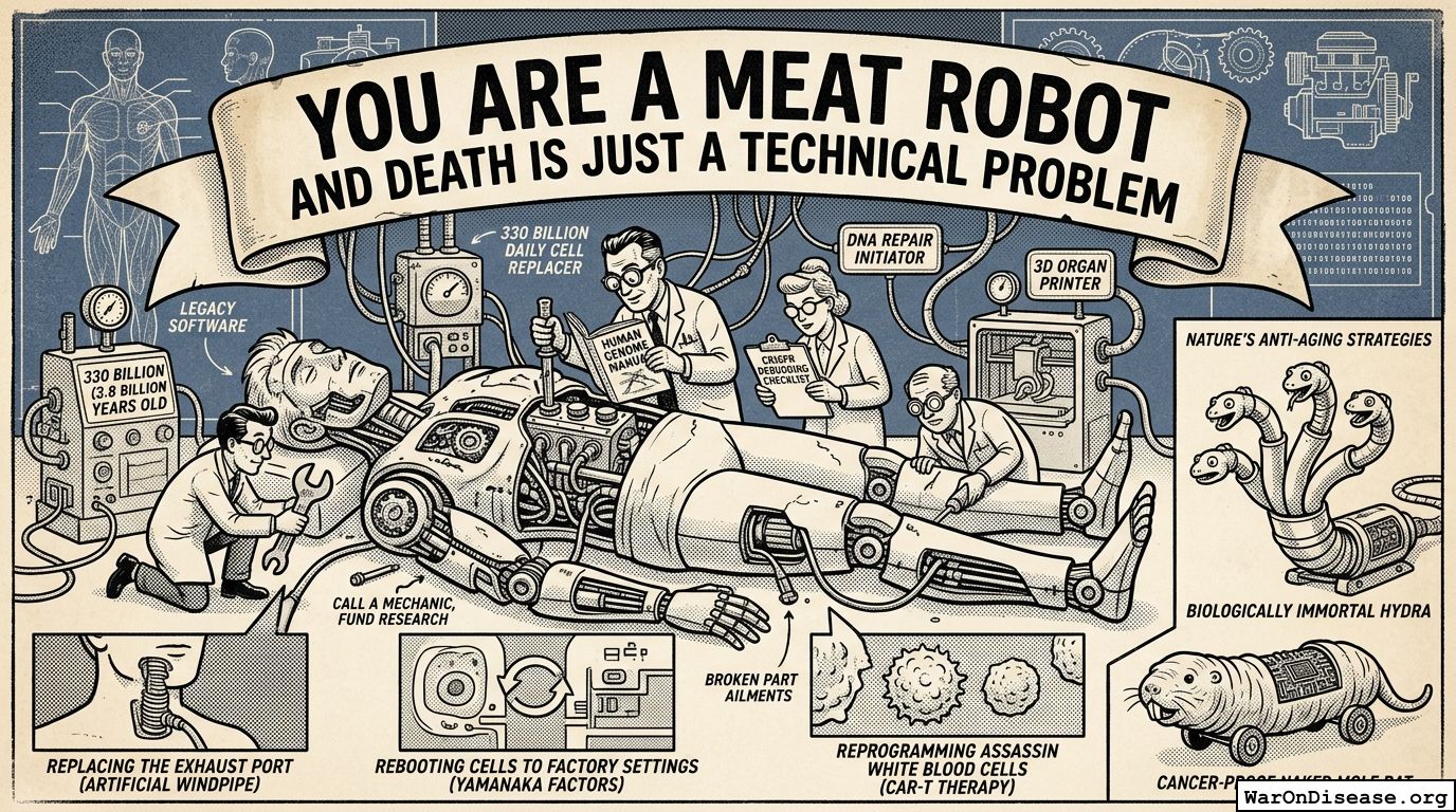 You Are a Meat Robot and Death Is Just a Technical Problem