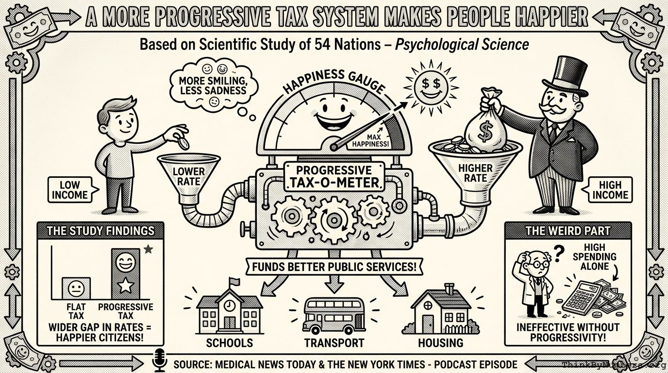 A More Progressive Tax System Makes People Happier